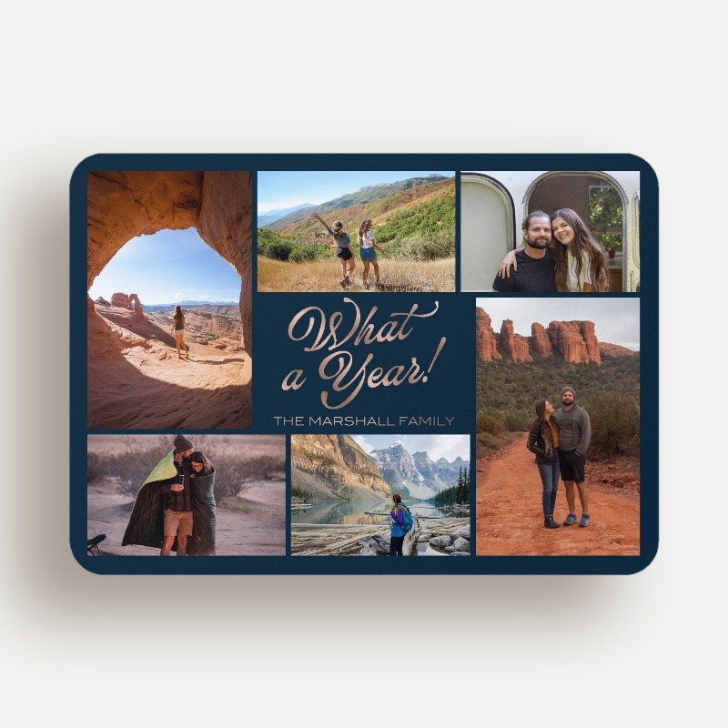 Happy New Year Photo Greeting Cards