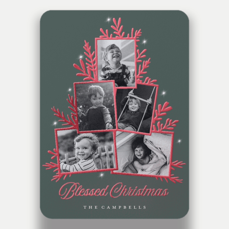 Sprig Tree Holiday Card