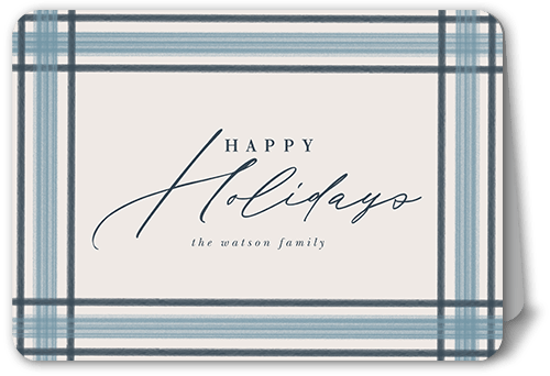 Brushed Plaid Border