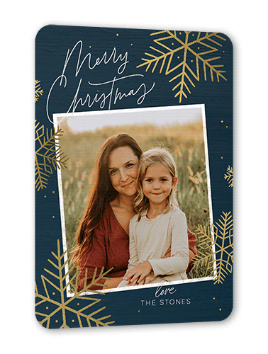 Rustic Foil Snowflakes