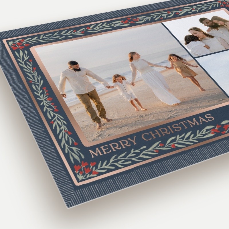 Botanical Vines Holiday Card