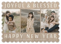 Rustic Joyful Wishes