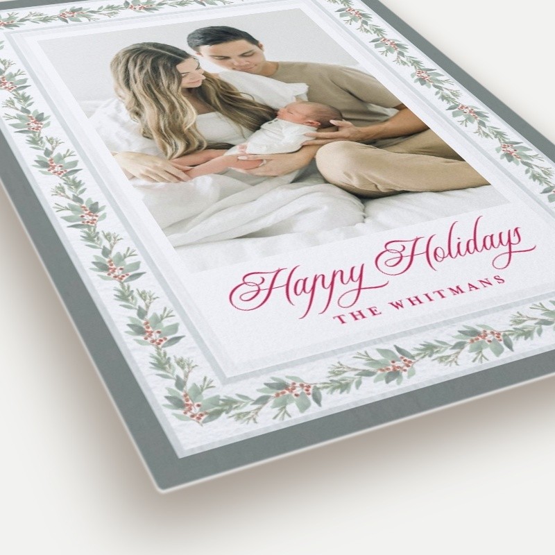 Painted Foliage Holiday Card
