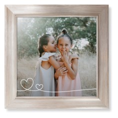 Double Heart Line Art