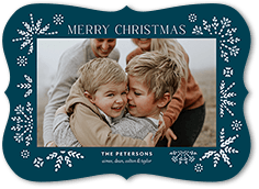 Editable Snowflake Frame