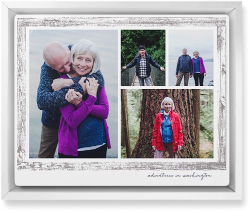 Brushed Border Collage Of Four