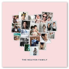 Tilted Heart Collage Landscape