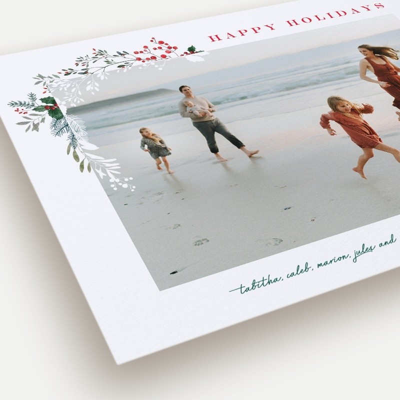 Winter Sprigs Holiday Card