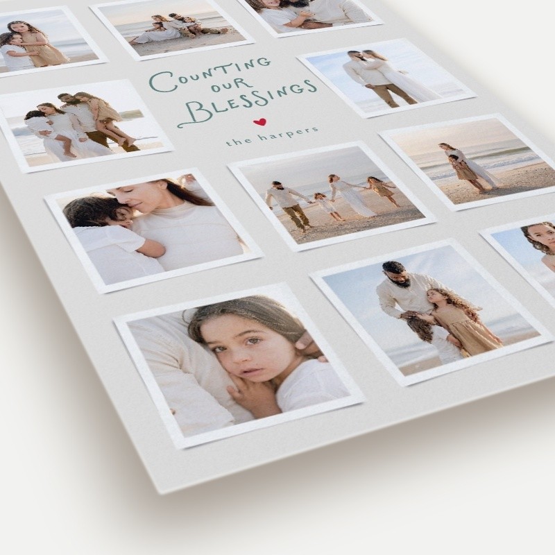 Snapshot Blessings Religious Christmas Card