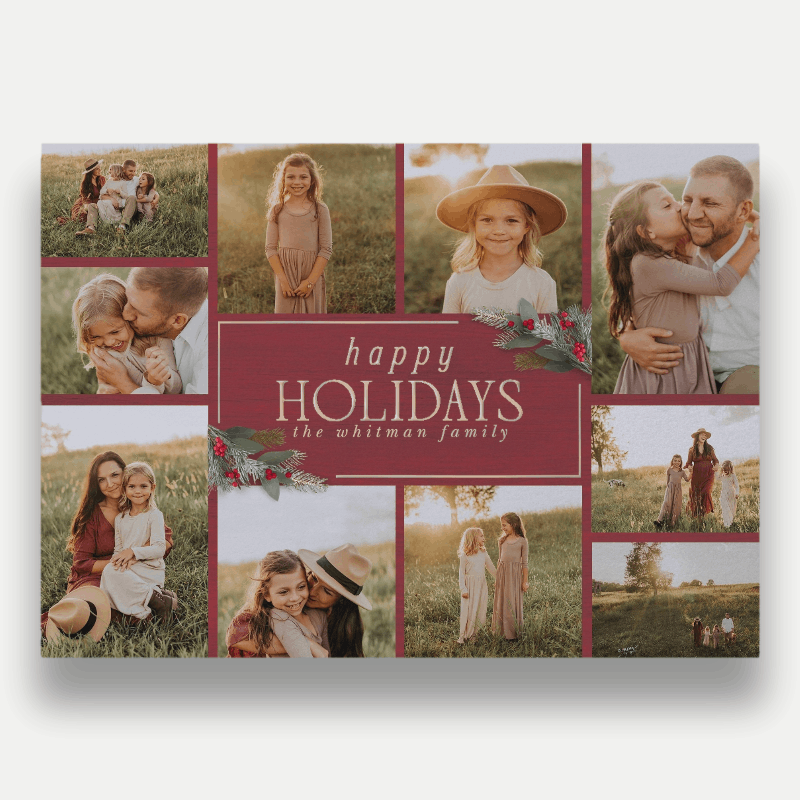 Berry Collage Holiday Card