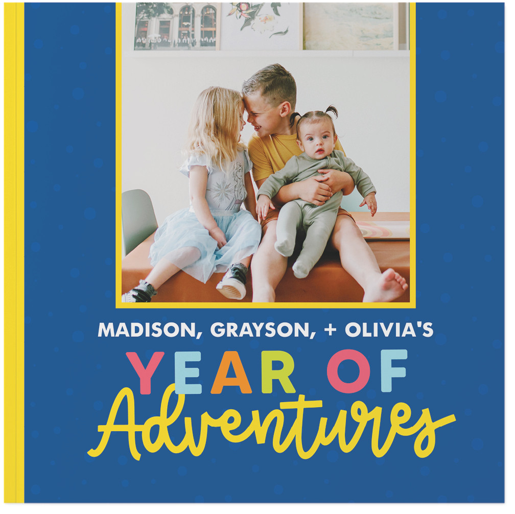 Bright and Bold Kids Year in Review by Sarah Hawkins Designs