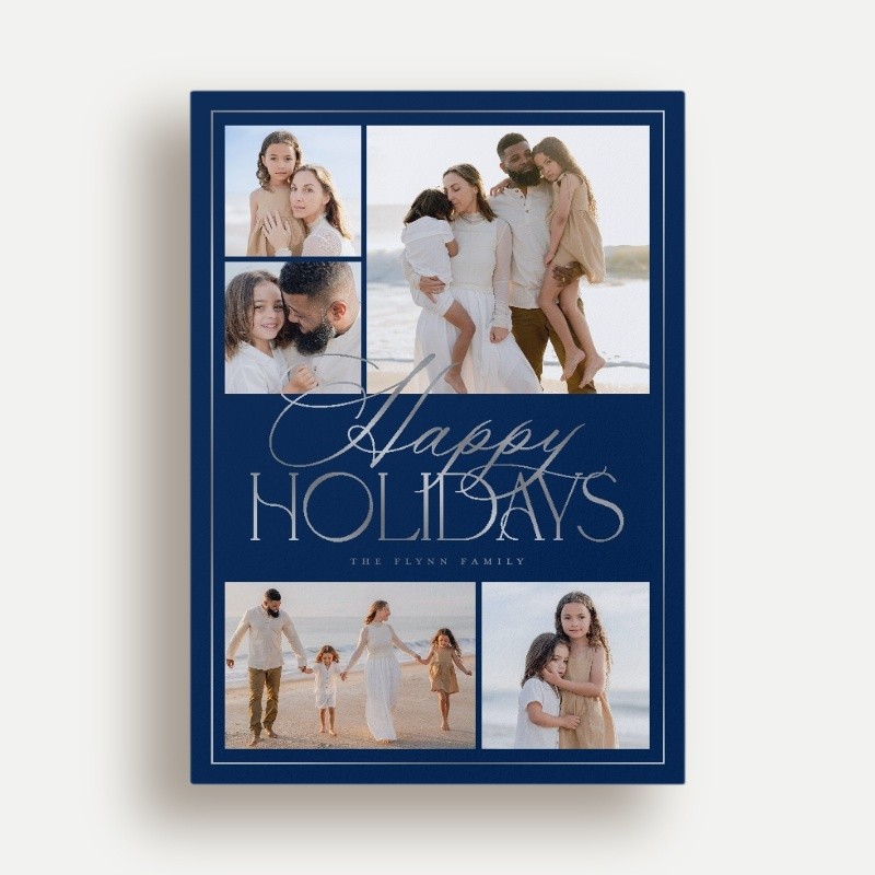 Refined Collage Holiday Card