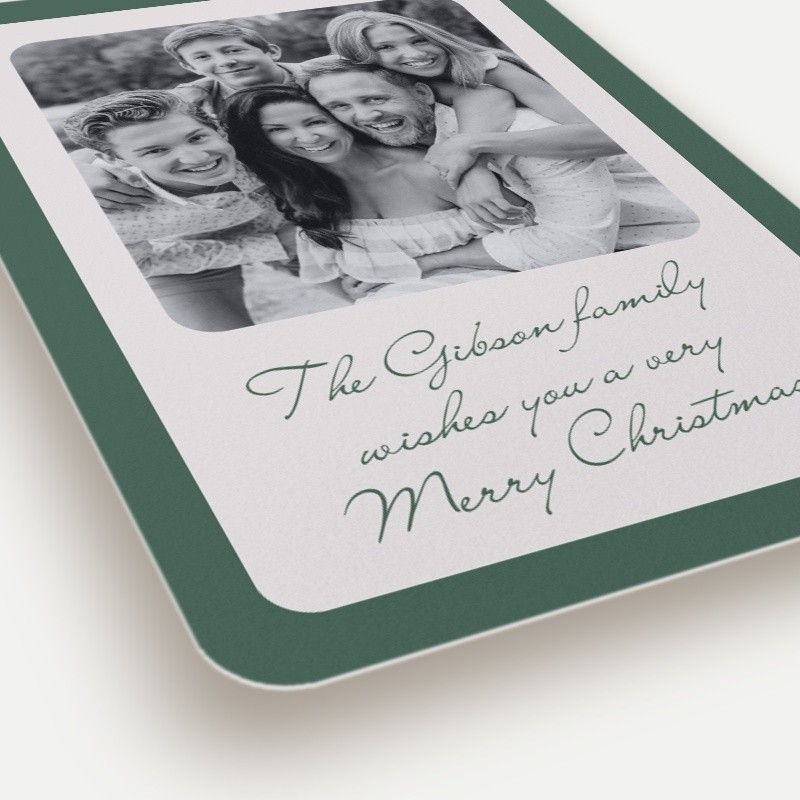 Handwritten Note Holiday Card