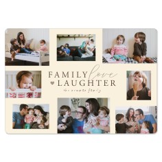 Family Love Laughter Collage