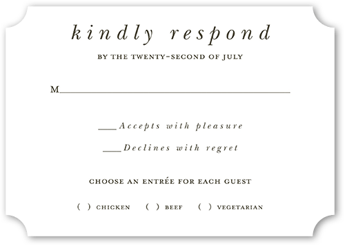 Wedding RSVP Cards: Layered Photos 3.5x5 Flat White Signature Smooth Cardstock Ticket Shutterfly