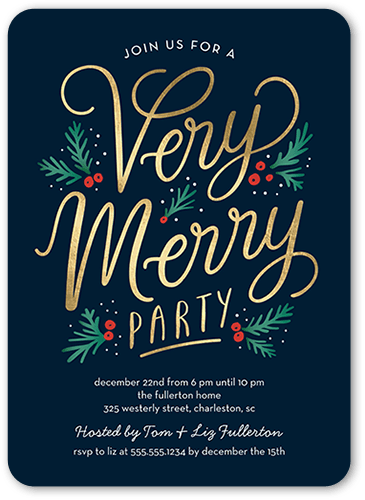 Golden Holly Party