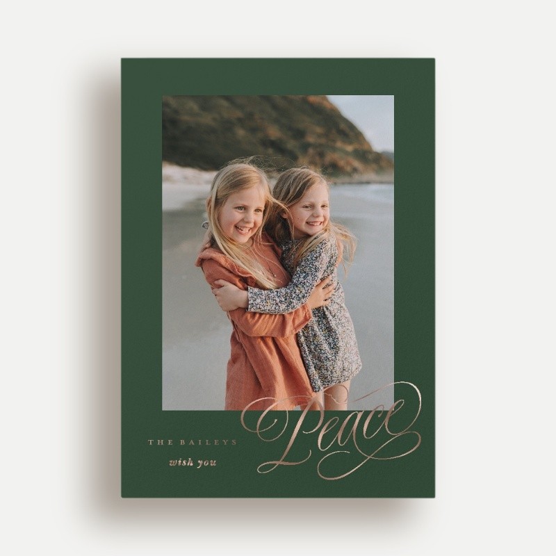 Joy Script Holiday Card