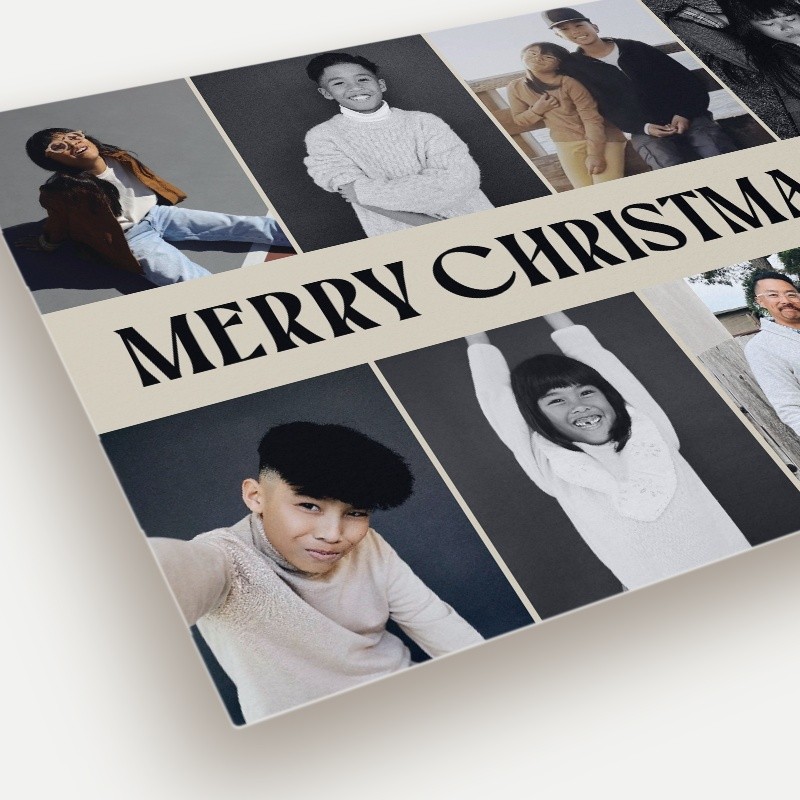 Bold Collage Holiday Card