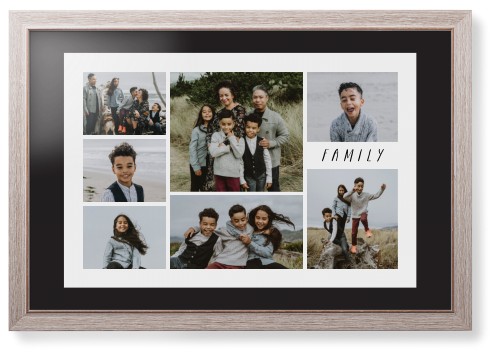 Rustic Picture Gallery Collage Of Seven