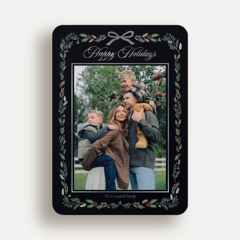 Painted Botanical Holiday Card