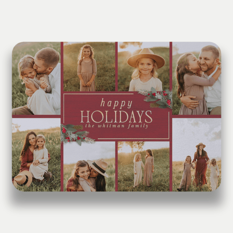 Berry Collage Holiday Card