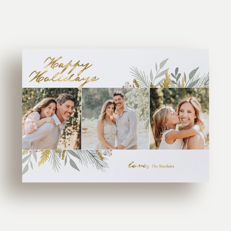 Scattered Botanicals Holiday Card