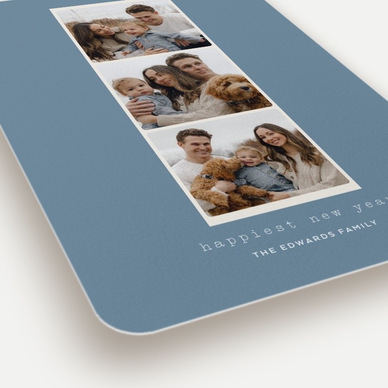 Photo Strip Holiday Card