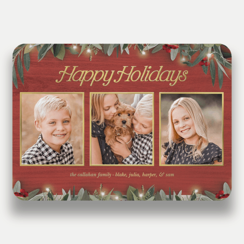 Botanical Trio Holiday Card