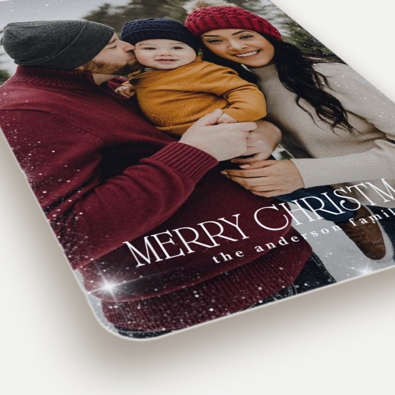 Starry Sparkle Holiday Card