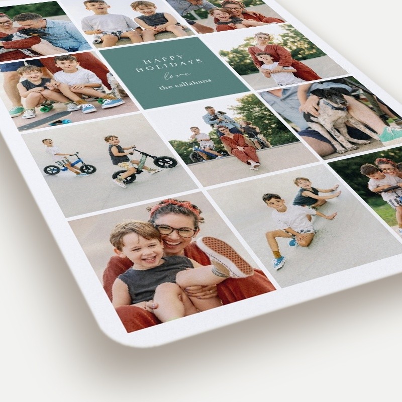 Photo Mosaic Holiday Card