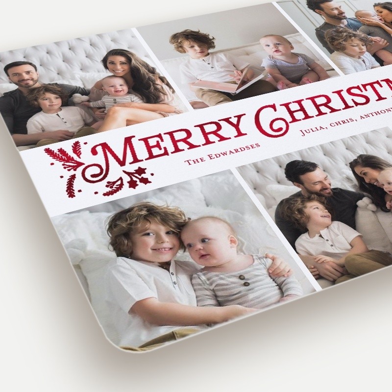 Botanical Banner Holiday Card