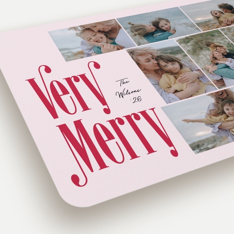 Very Merry Holiday Card