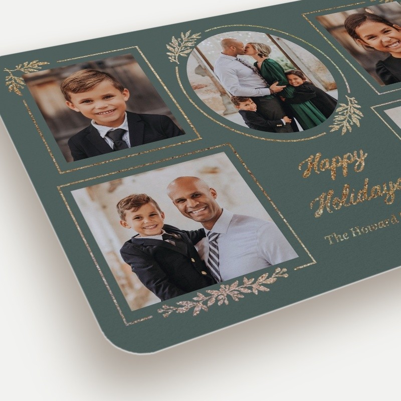 Botanical Frames Holiday Card