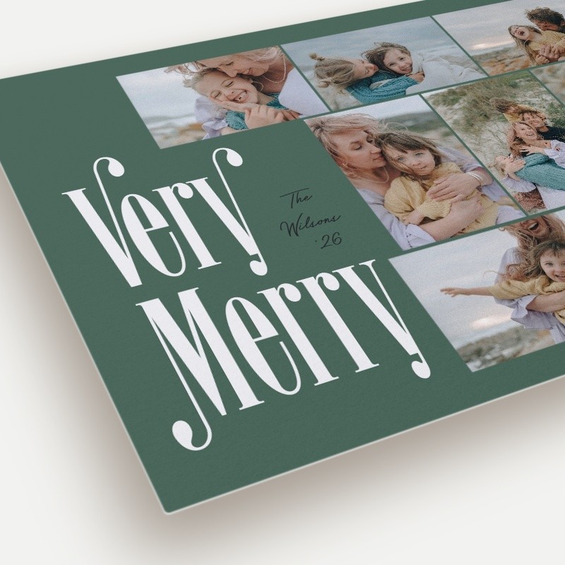 Very Merry Holiday Card