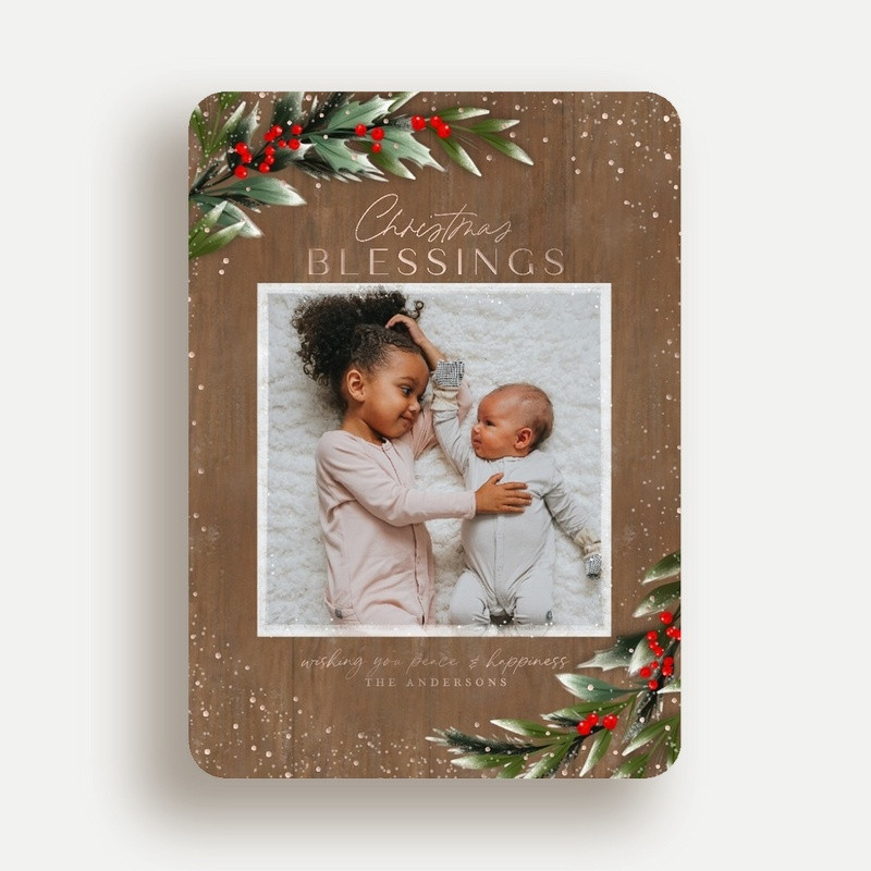Frosty Foliage Frame