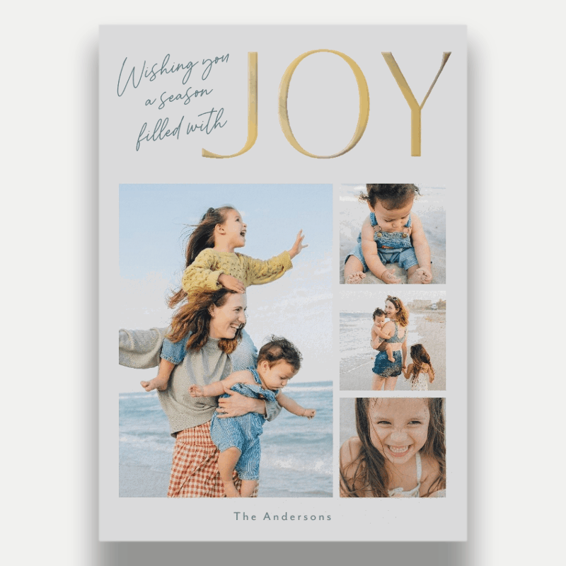 Wishing Joy Holiday Card