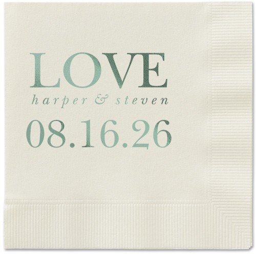 Custom Napkins For August Weddings