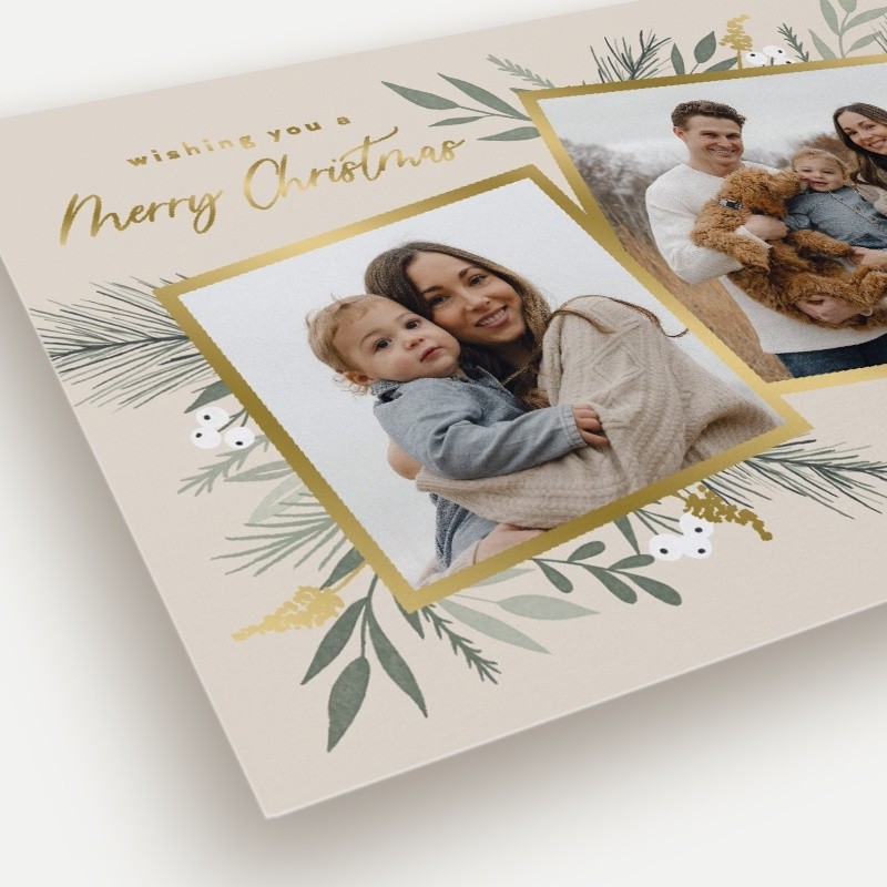 Elegant Botanicals Holiday Card