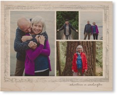 Brushed Border Collage Of Four