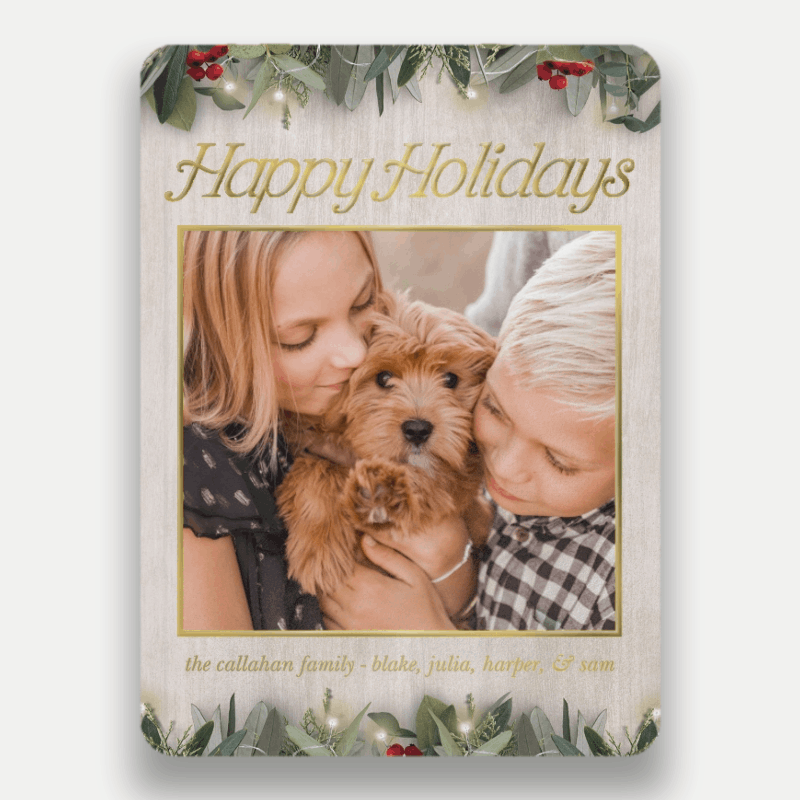 Botanical Trio Holiday Card