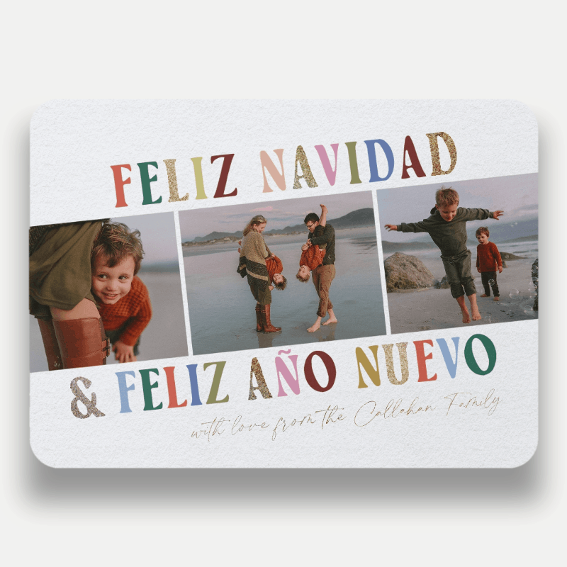 Whimsical Trio Holiday Card