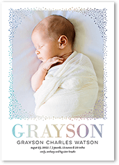 Shimmering Baby Borders