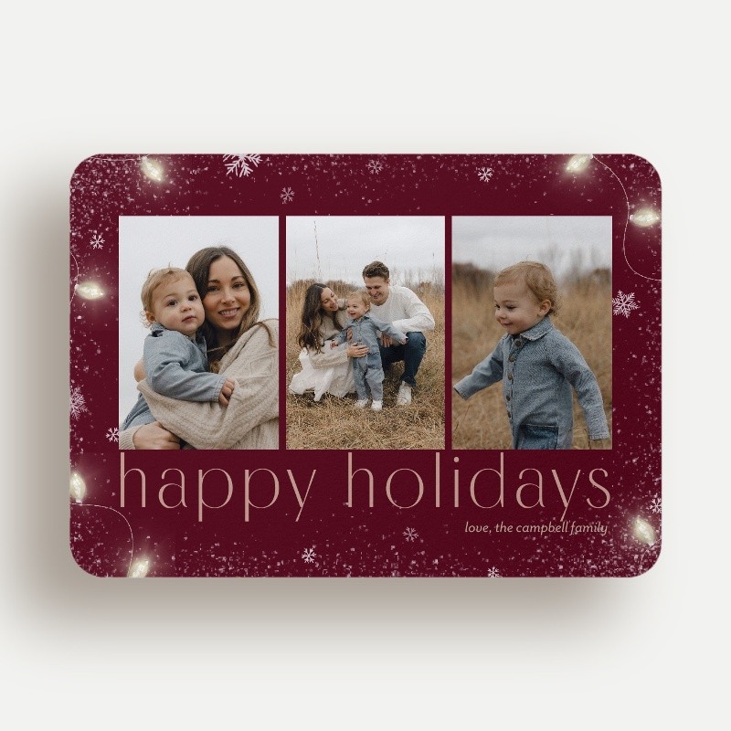 Twinkling Lights Holiday Card