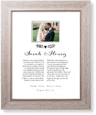 Elegant Wedding Vow Collage