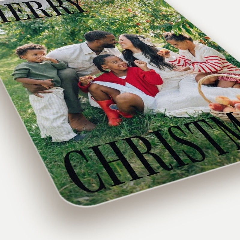 Split Serif Holiday Card