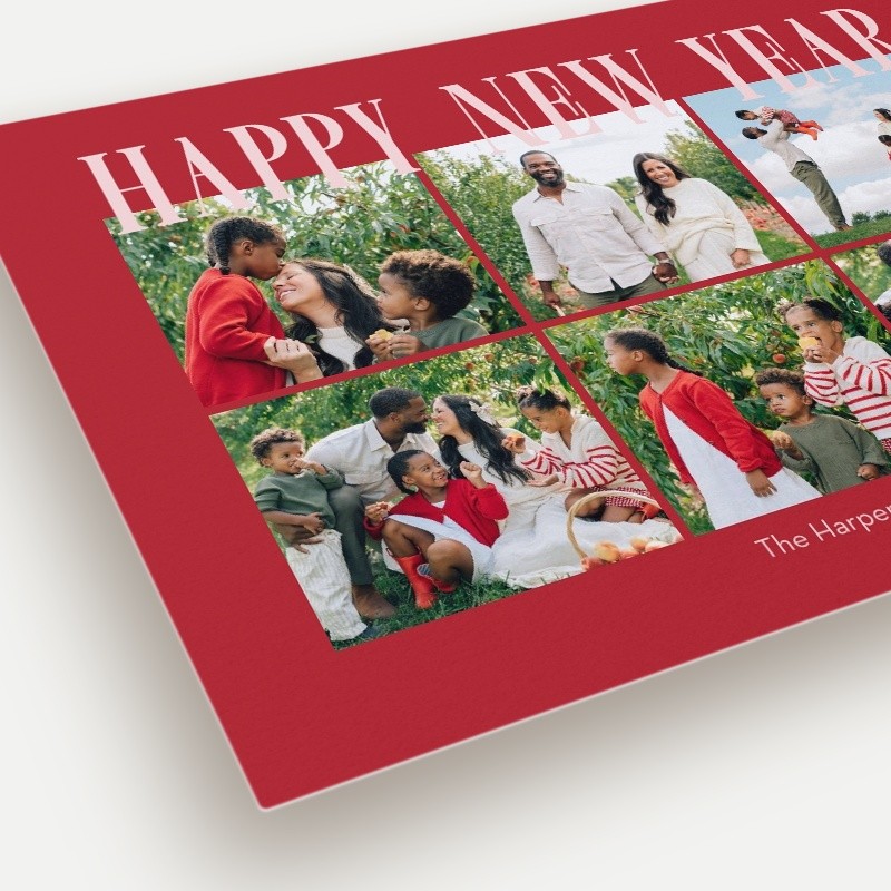 Elegant Serif Holiday Card