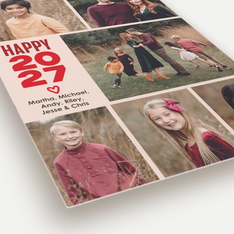 Jolly Year New Year's Card