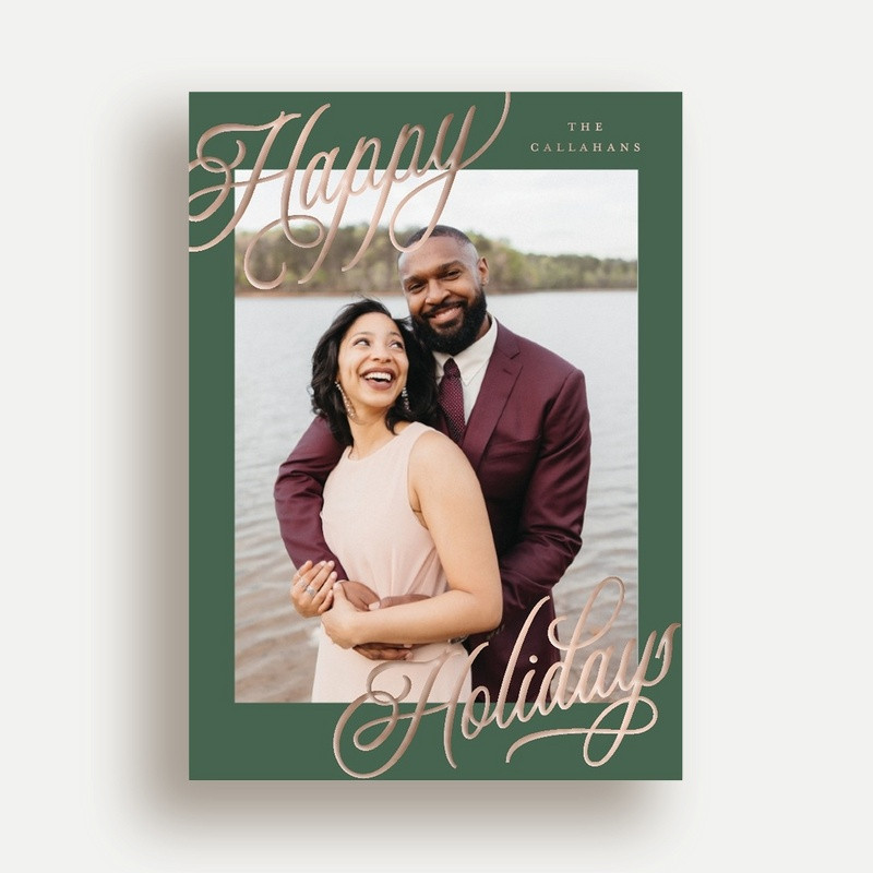Fast Classy Christmas Card