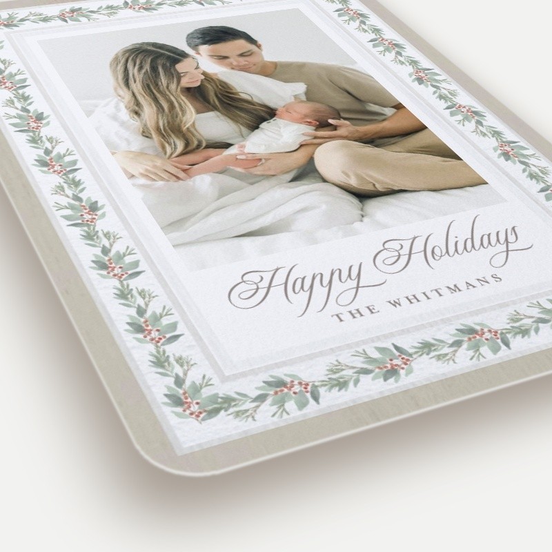 Painted Foliage Holiday Card