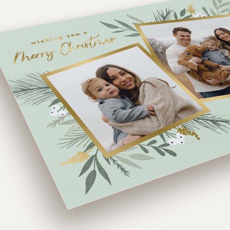 Elegant Botanicals Holiday Card